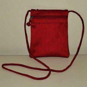 Silk crossbody bag